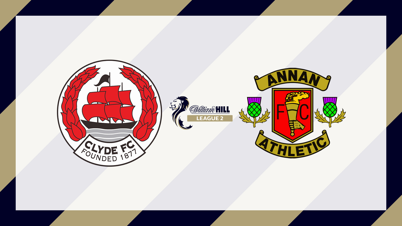 Clyde vs Annan Athletic poster Clyde vs Annan Athletic poster
