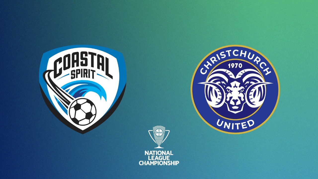 Coastal Spirit vs Christchurch United poster