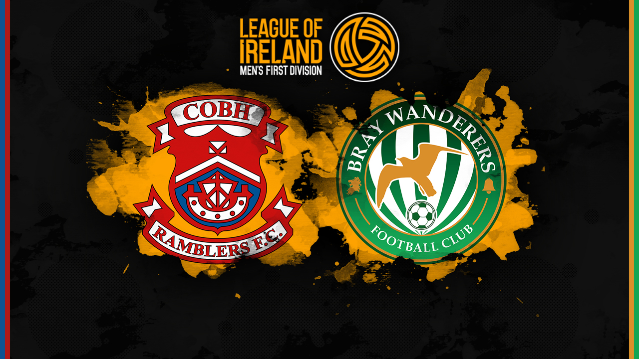 Cobh Ramblers vs Bray Wanderers poster