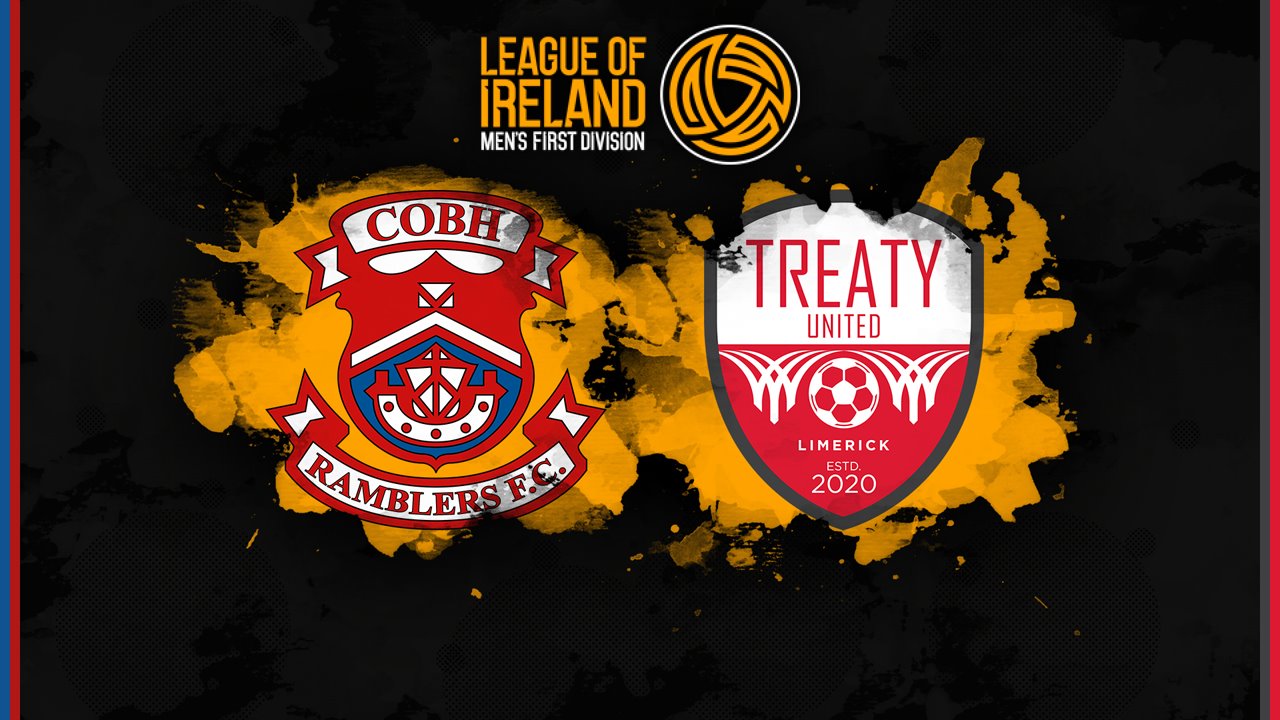 Cobh Ramblers vs Treaty United poster