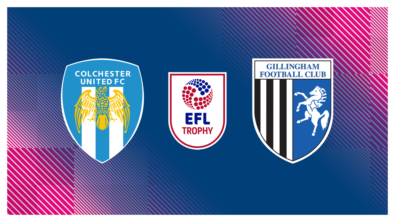 Colchester United vs Gillingham poster Colchester United vs Gillingham poster