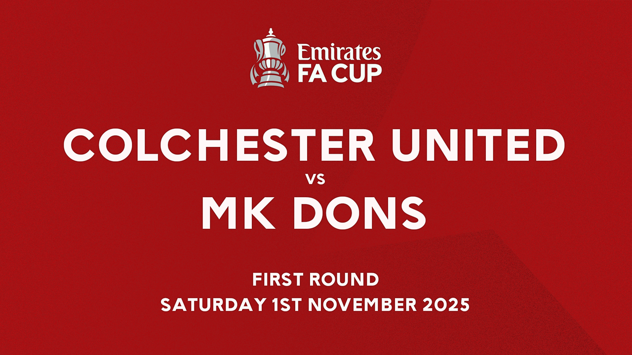 Colchester United vs Milton Keynes Dons poster