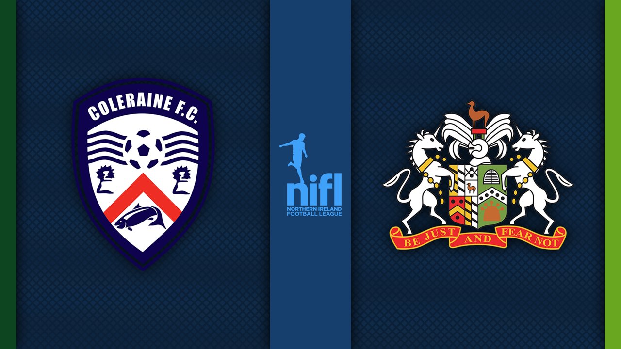 Coleraine vs Glenavon poster