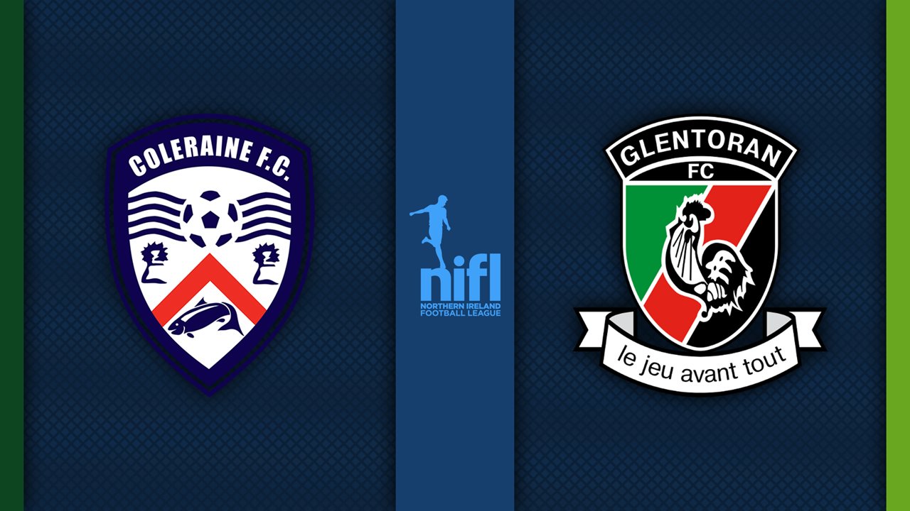 Coleraine vs Glentoran poster