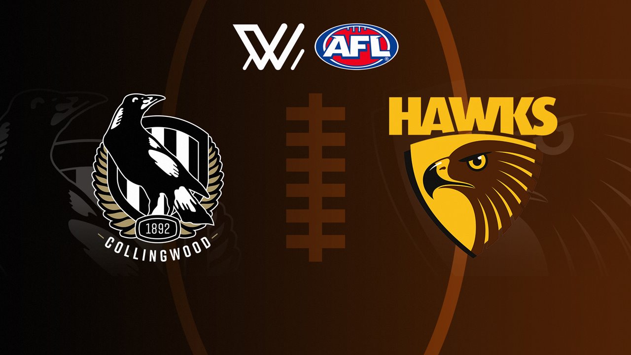 Collingwood Magpies Women vs Hawthorn Hawks Women poster