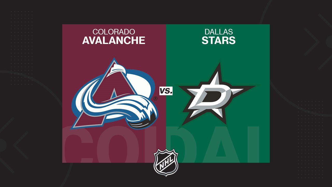 Colorado Avalanche vs Dallas Stars poster Colorado Avalanche vs Dallas Stars poster