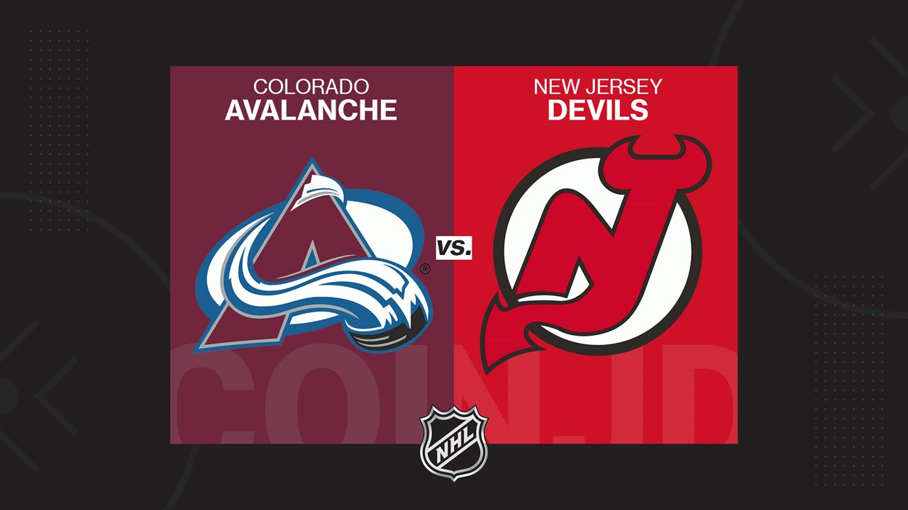 Colorado Avalanche vs New Jersey Devils poster