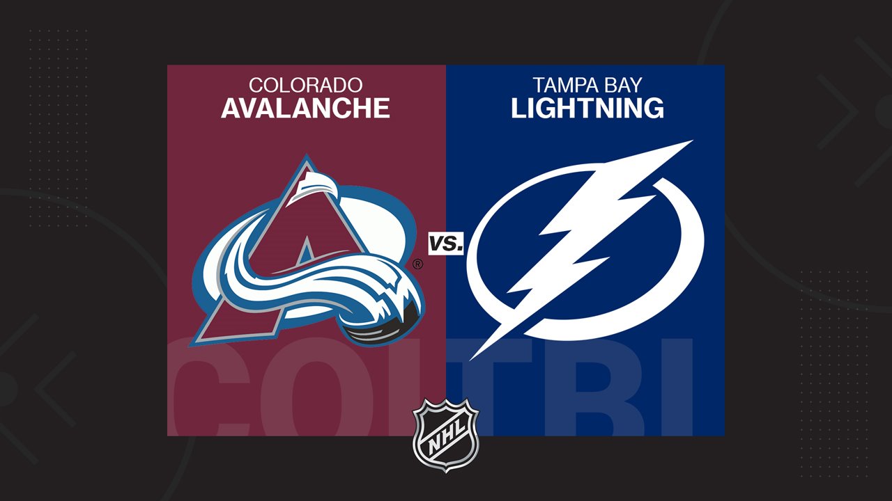 Colorado Avalanche vs Tampa Bay Lightning poster