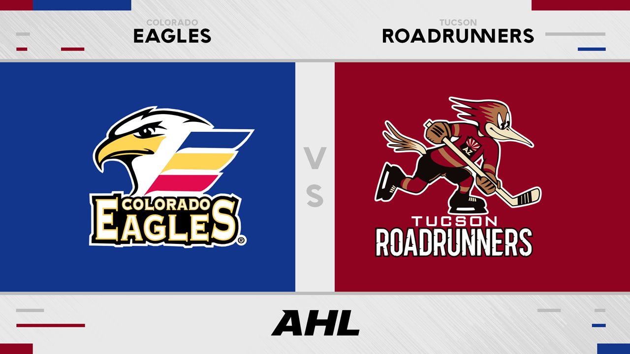 Colorado Eagles vs Tucson Roadrunners poster Colorado Eagles vs Tucson Roadrunners poster