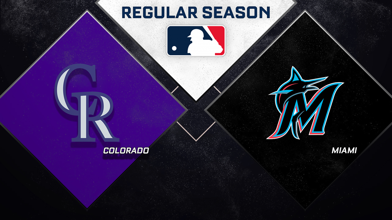Colorado Rockies vs Miami Marlins poster