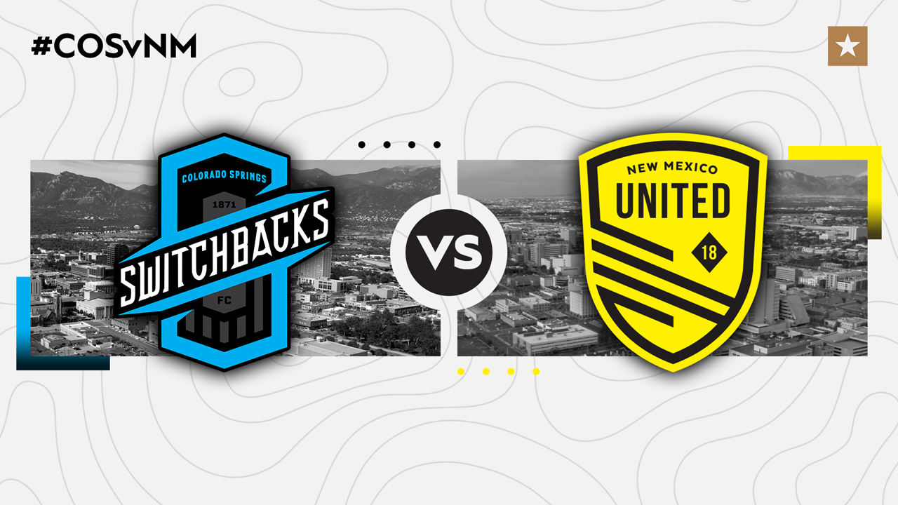 Colorado Springs Switchbacks vs New Mexico United poster