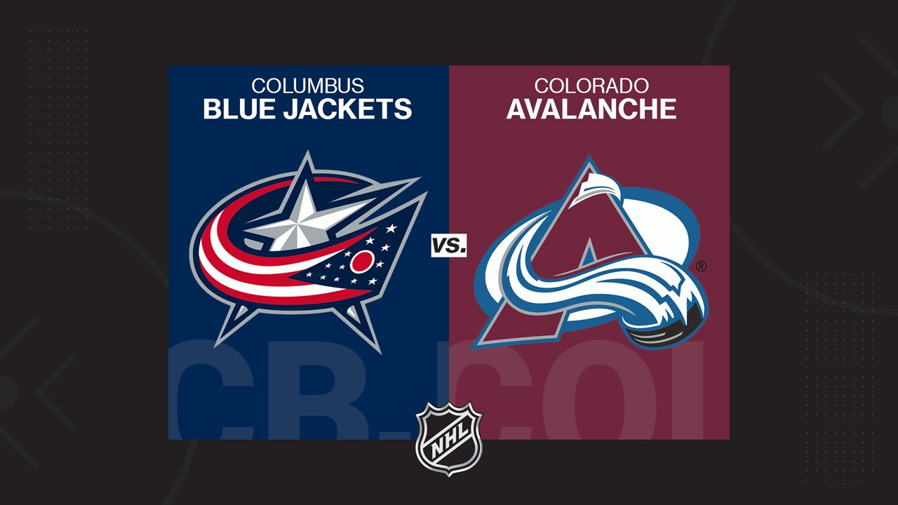 Columbus Blue Jackets vs Colorado Avalanche poster