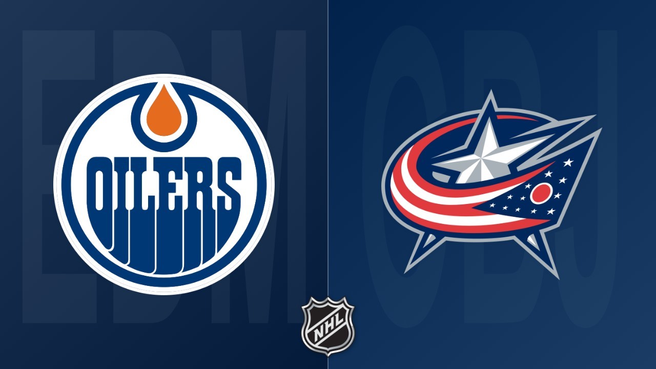 Columbus Blue Jackets vs Edmonton Oilers poster