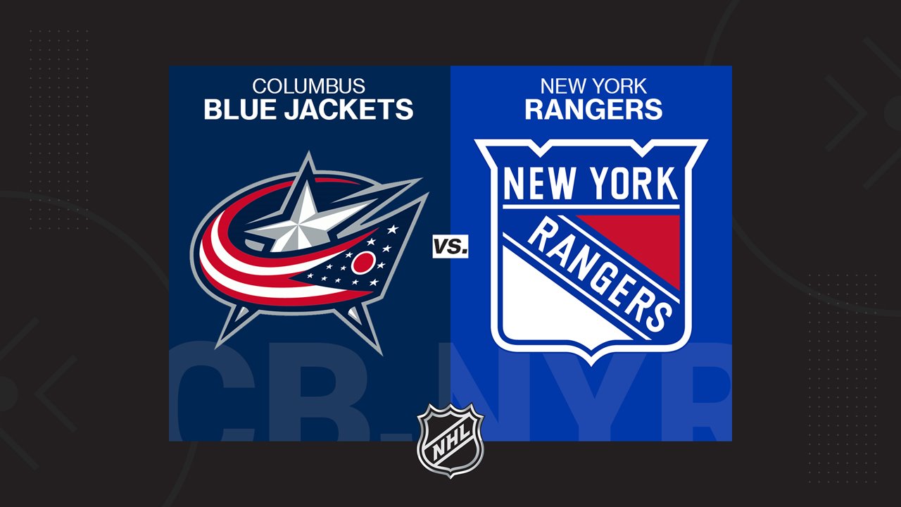Columbus Blue Jackets vs New York Rangers poster Columbus Blue Jackets vs New York Rangers poster