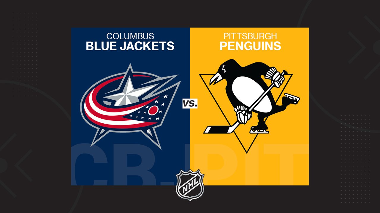 Columbus Blue Jackets vs Pittsburgh Penguins poster