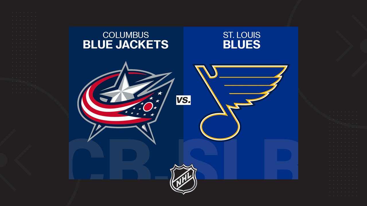 Columbus Blue Jackets vs St. Louis Blues poster