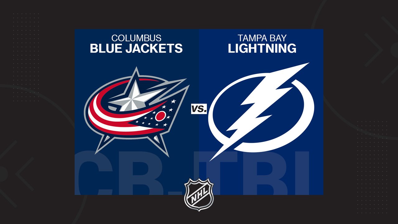 Columbus Blue Jackets vs Tampa Bay Lightning poster