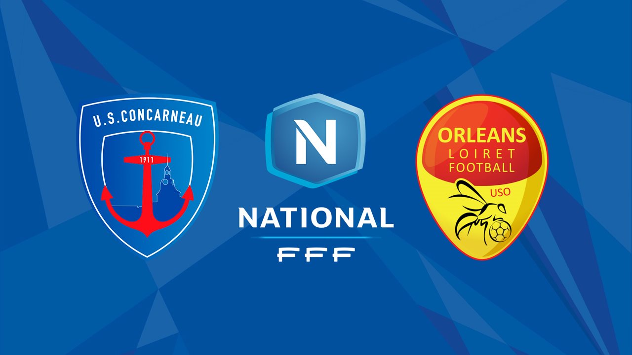 Concarneau vs Orléans poster