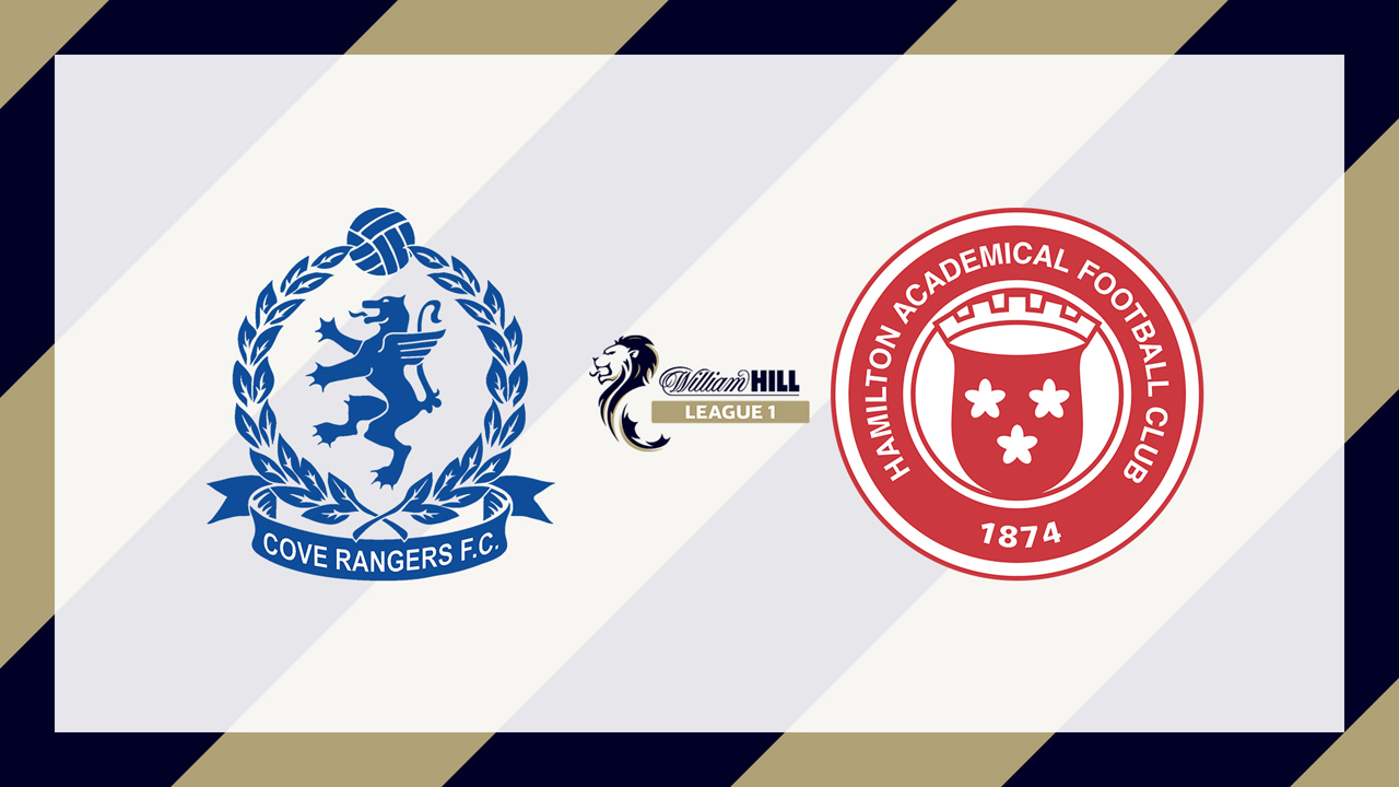 Cove Rangers vs Hamilton Academical poster Cove Rangers vs Hamilton Academical poster
