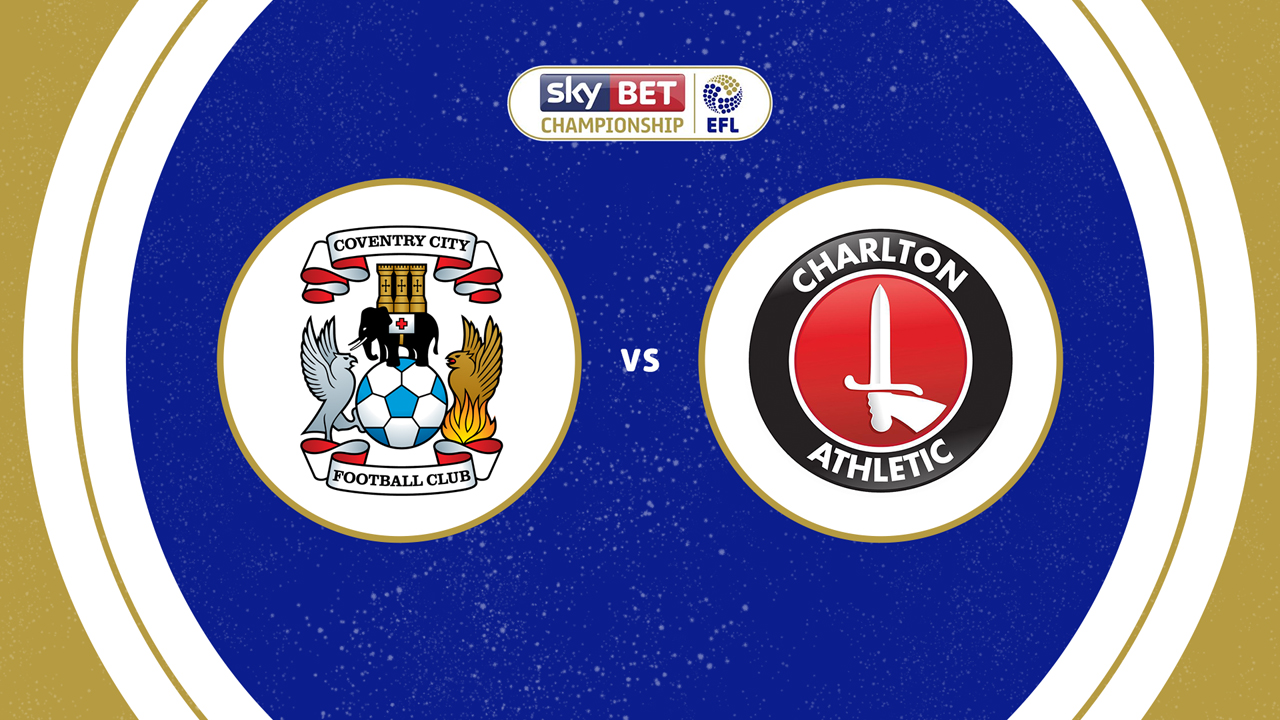 Coventry City vs Charlton Athletic poster