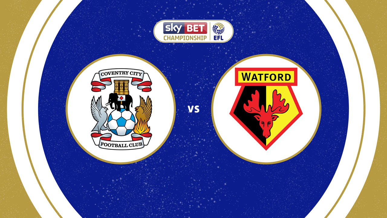 Coventry City vs Watford poster