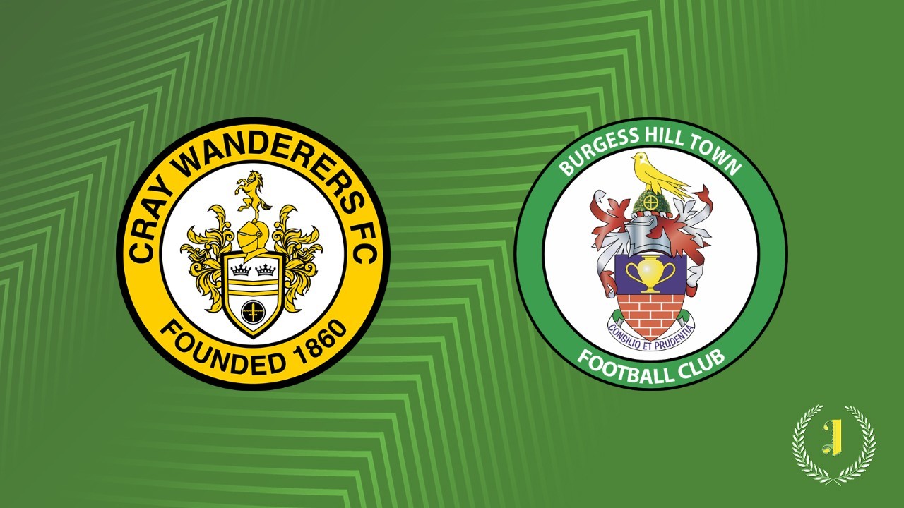 Cray Wanderers vs Burgess Hill Town poster