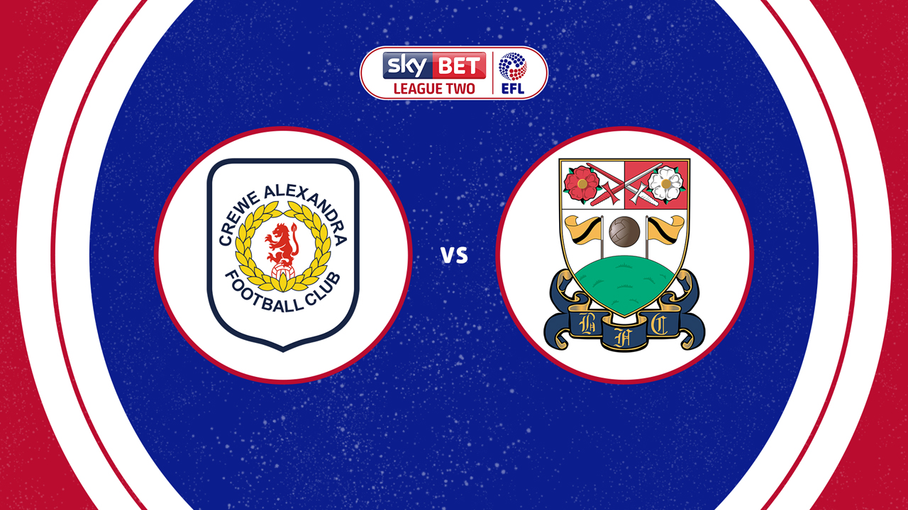 Crewe Alexandra vs Barnet poster
