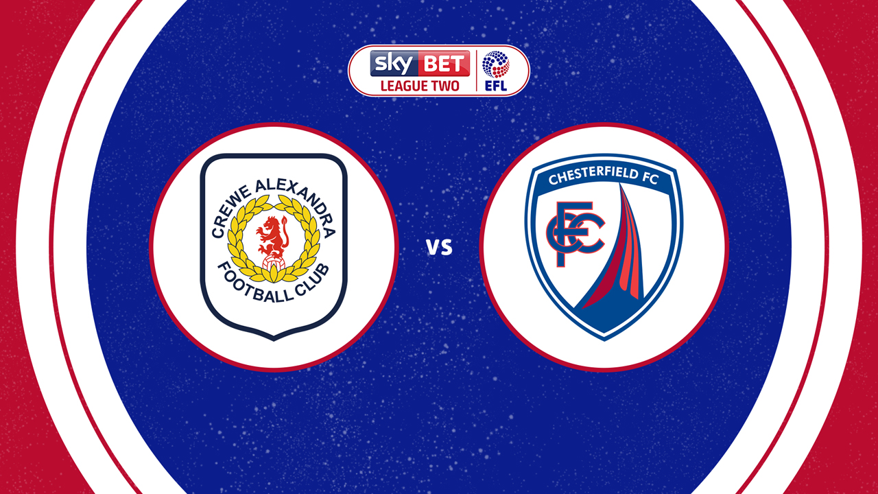 Crewe Alexandra vs Chesterfield poster