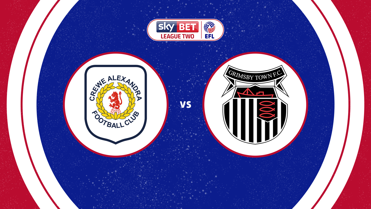 Crewe Alexandra vs Grimsby Town poster