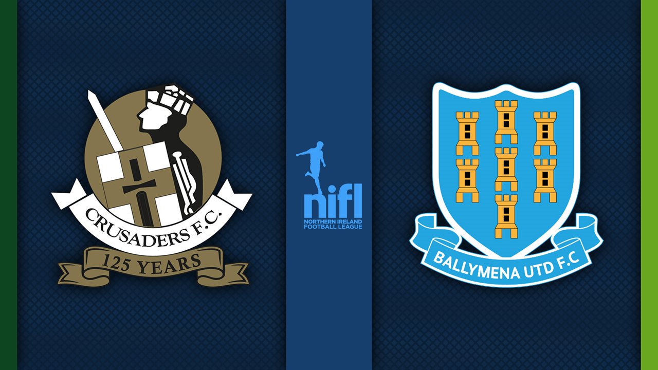 Crusaders vs Ballymena United poster