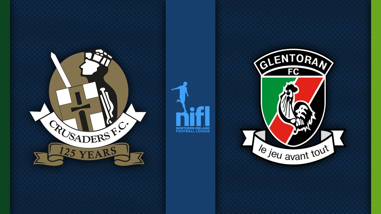 Crusaders vs Glentoran poster