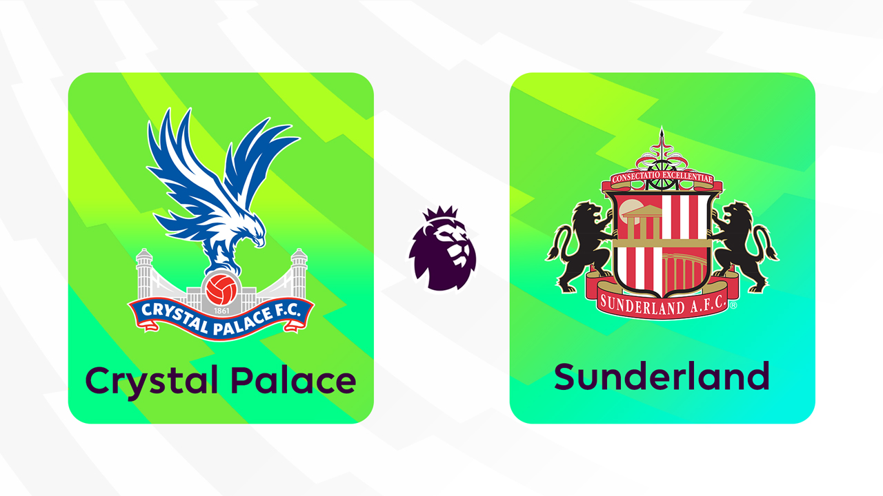 Crystal Palace vs Sunderland poster