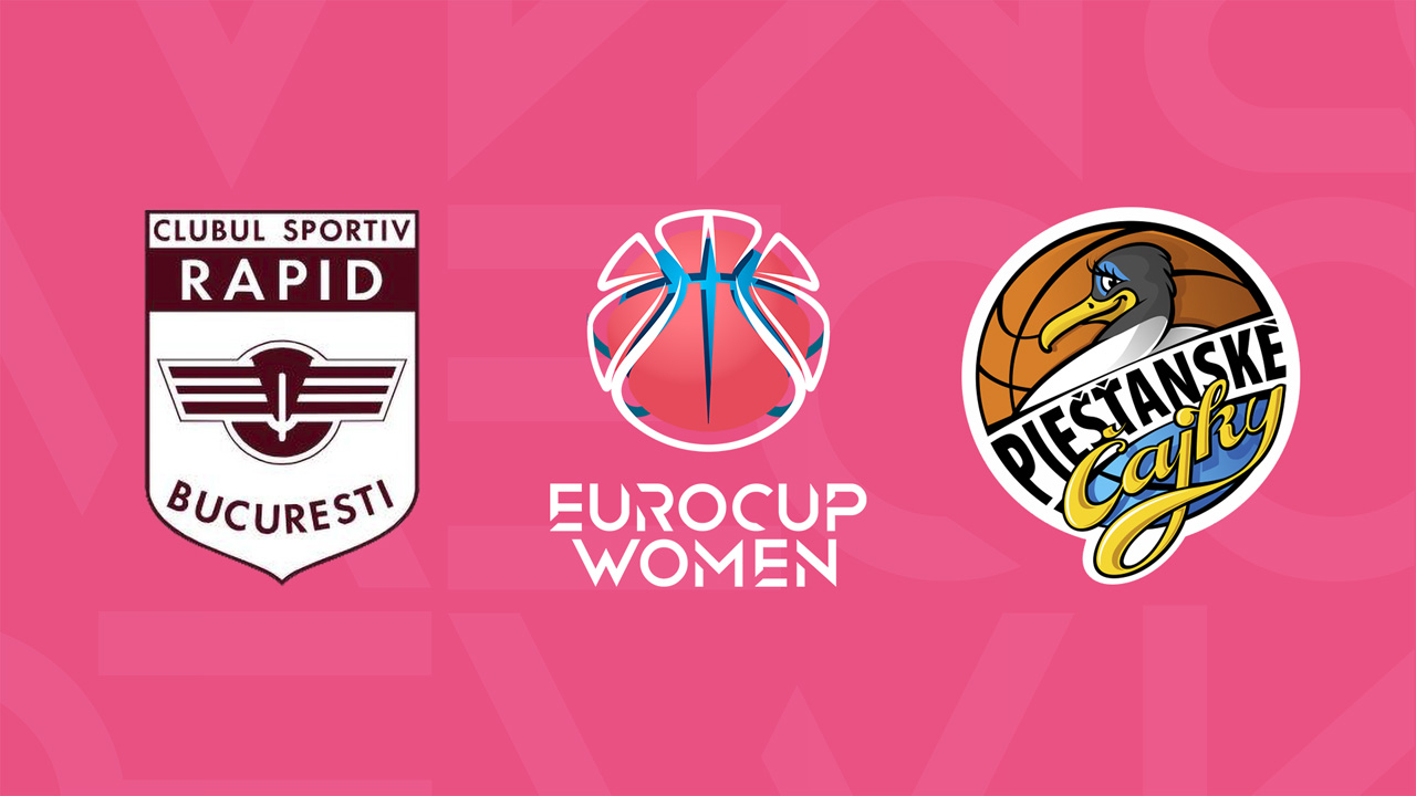 CS Rapid București Basketball Women vs Piešťanské Čajky poster