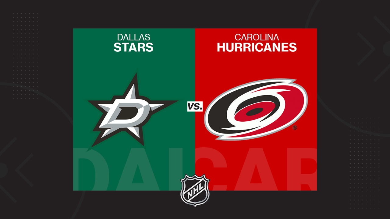 Dallas Stars vs Carolina Hurricanes poster