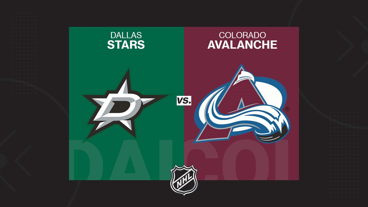 Dallas Stars vs Colorado Avalanche poster