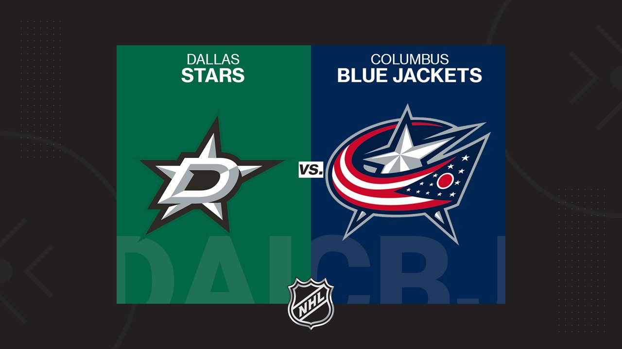 Dallas Stars vs Columbus Blue Jackets poster