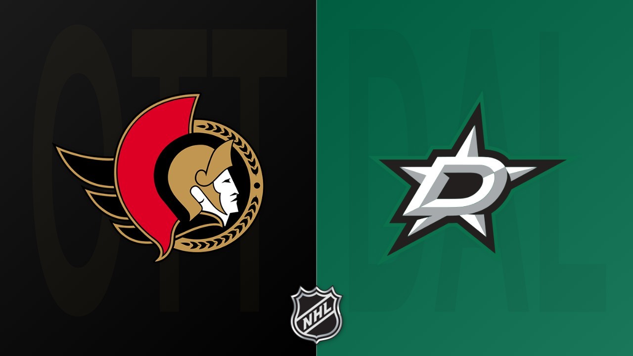 Dallas Stars vs Ottawa Senators poster Dallas Stars vs Ottawa Senators poster