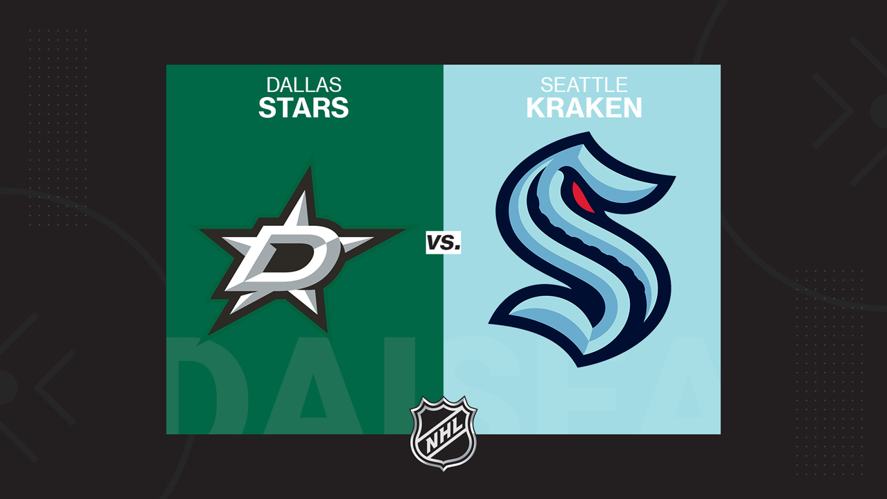 Dallas Stars vs Seattle Kraken poster