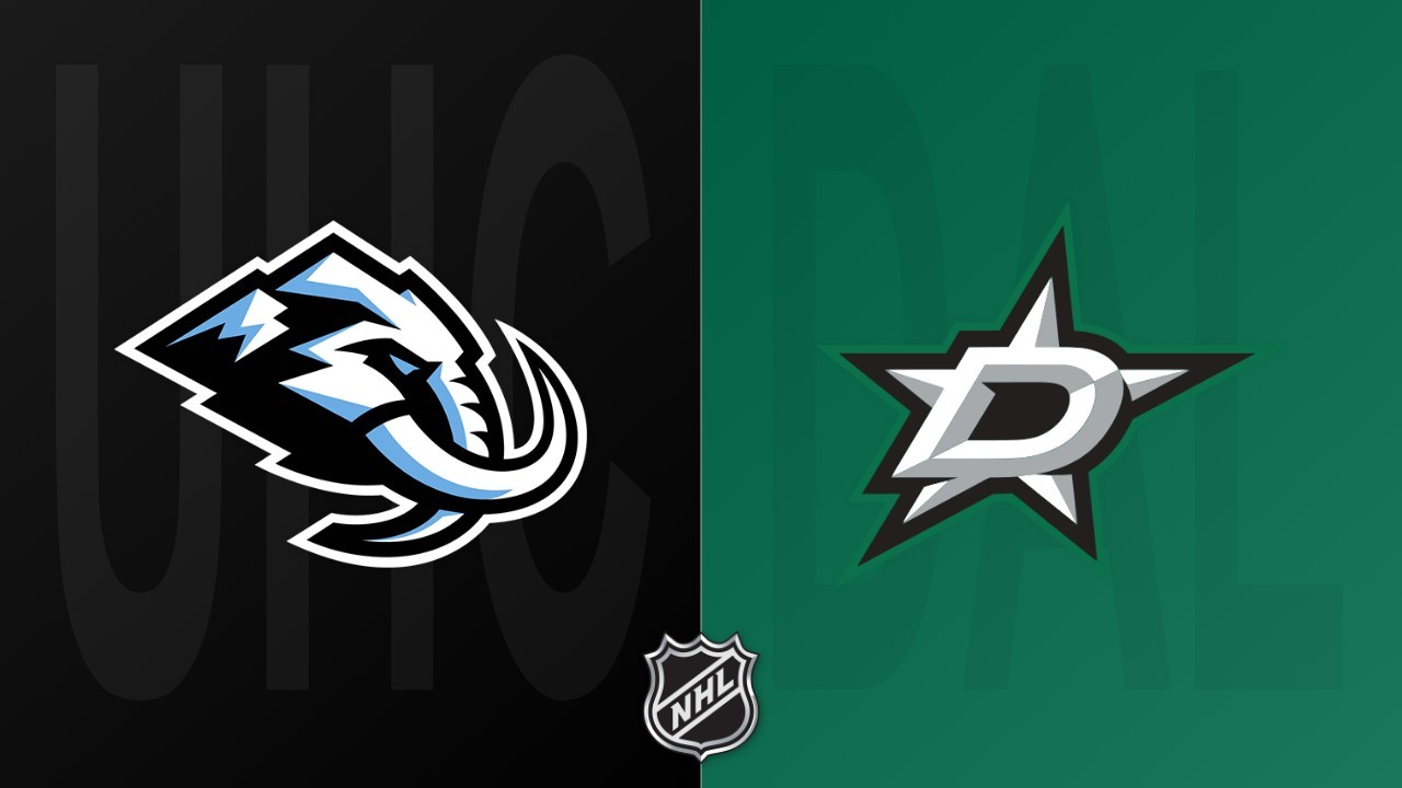 Dallas Stars vs Utah Mammoth poster Dallas Stars vs Utah Mammoth poster