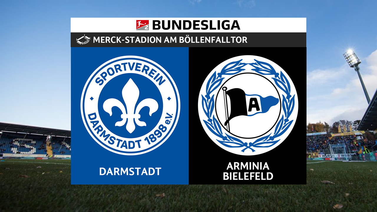 Darmstadt vs Arminia Bielefeld poster