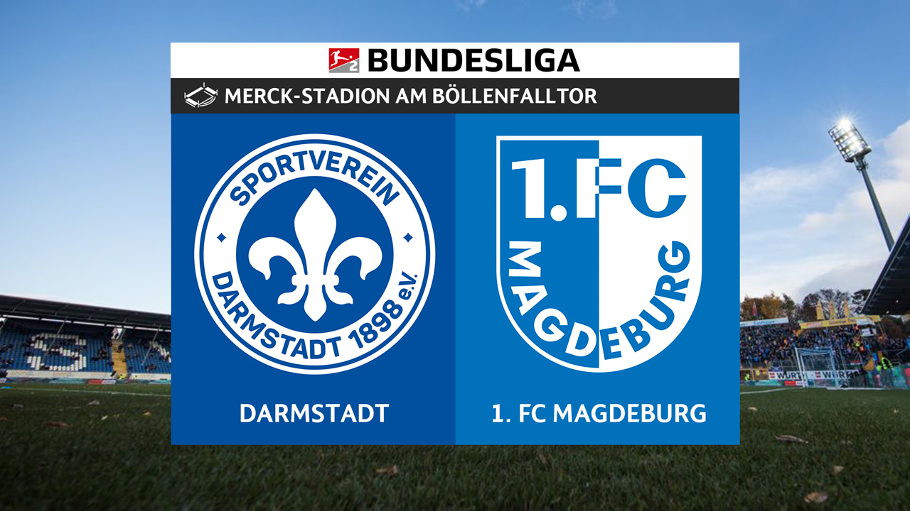 Darmstadt vs Magdeburg poster