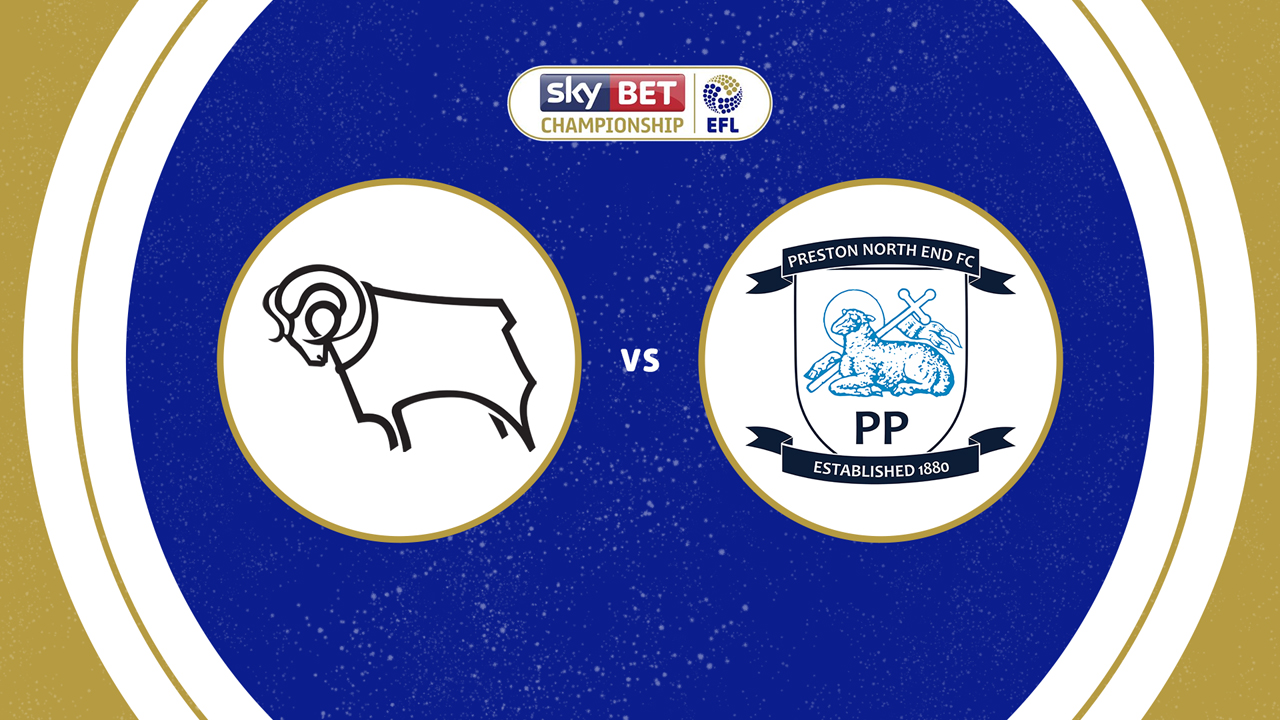 Derby County vs Preston North End poster