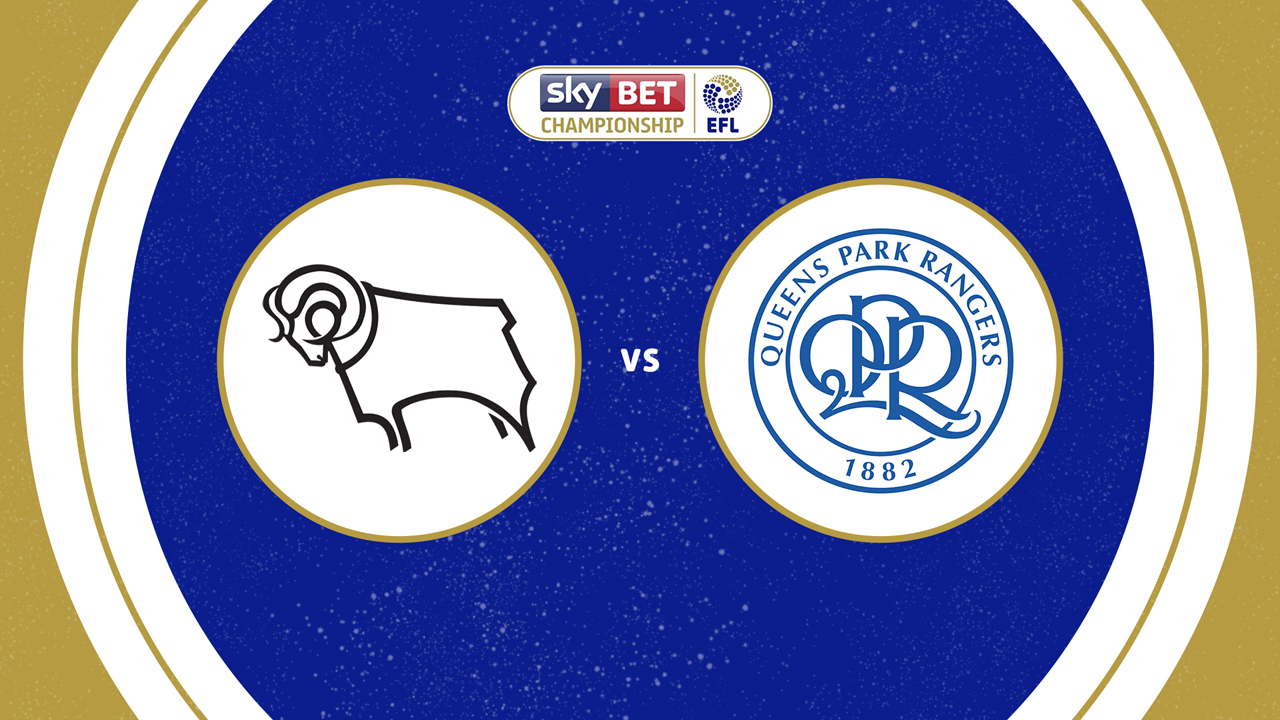 Derby County vs Queens Park Rangers poster