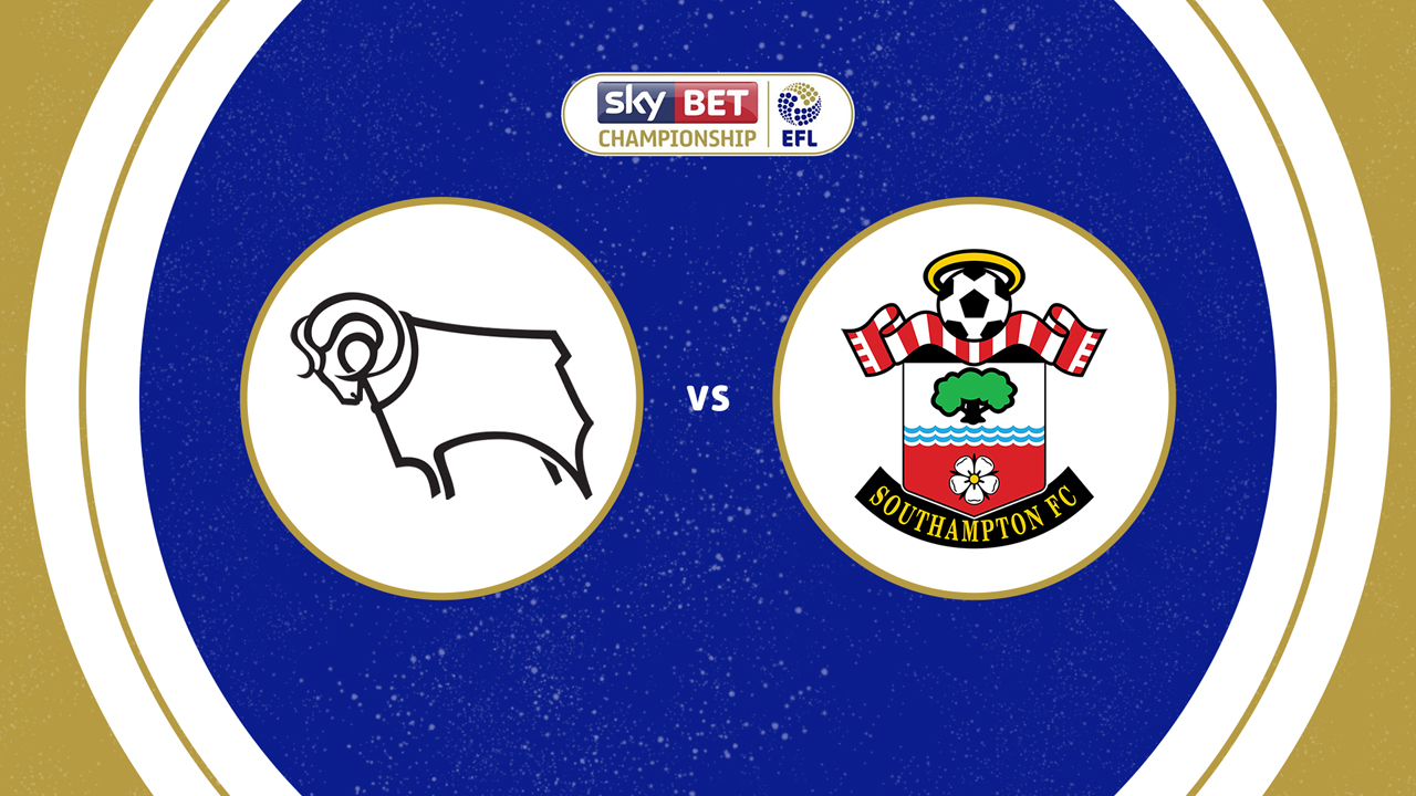 Derby County vs Southampton poster