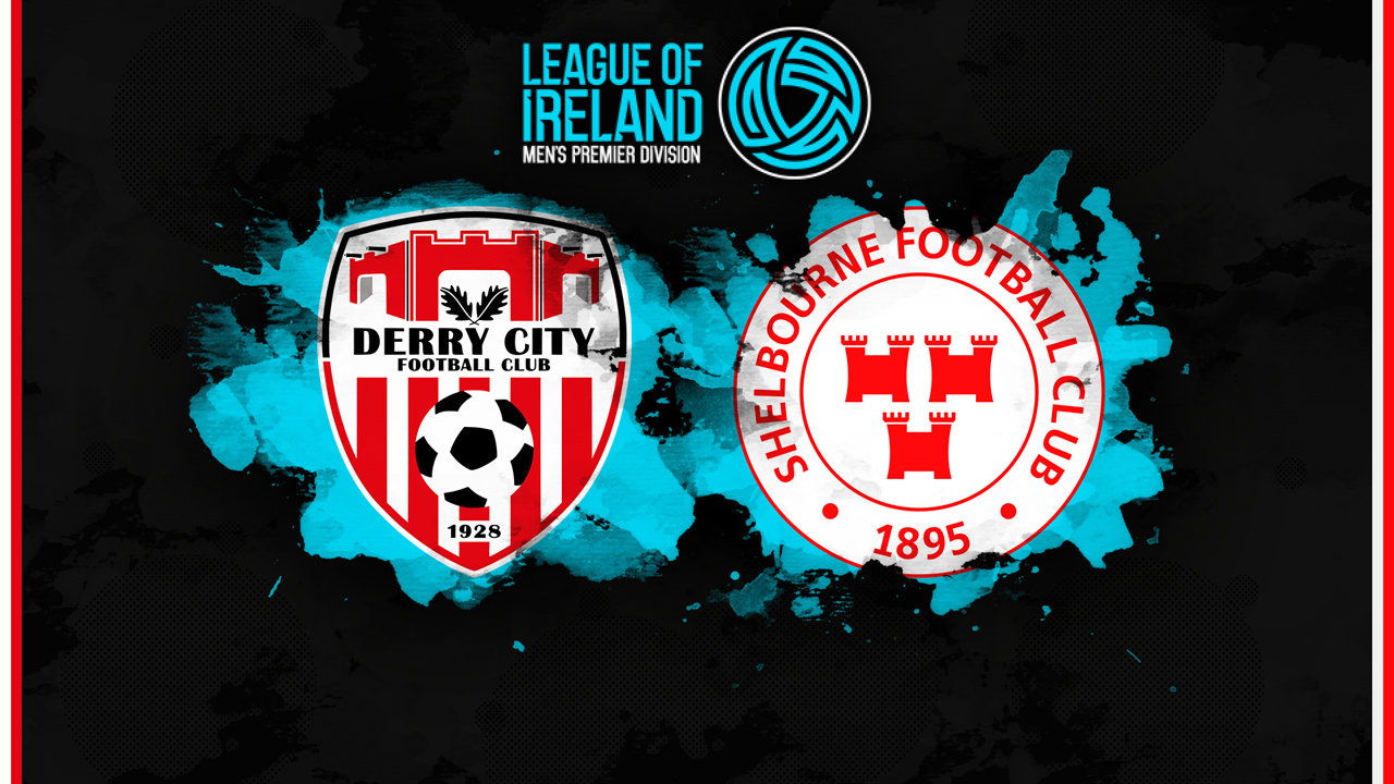 Derry City vs Shelbourne poster