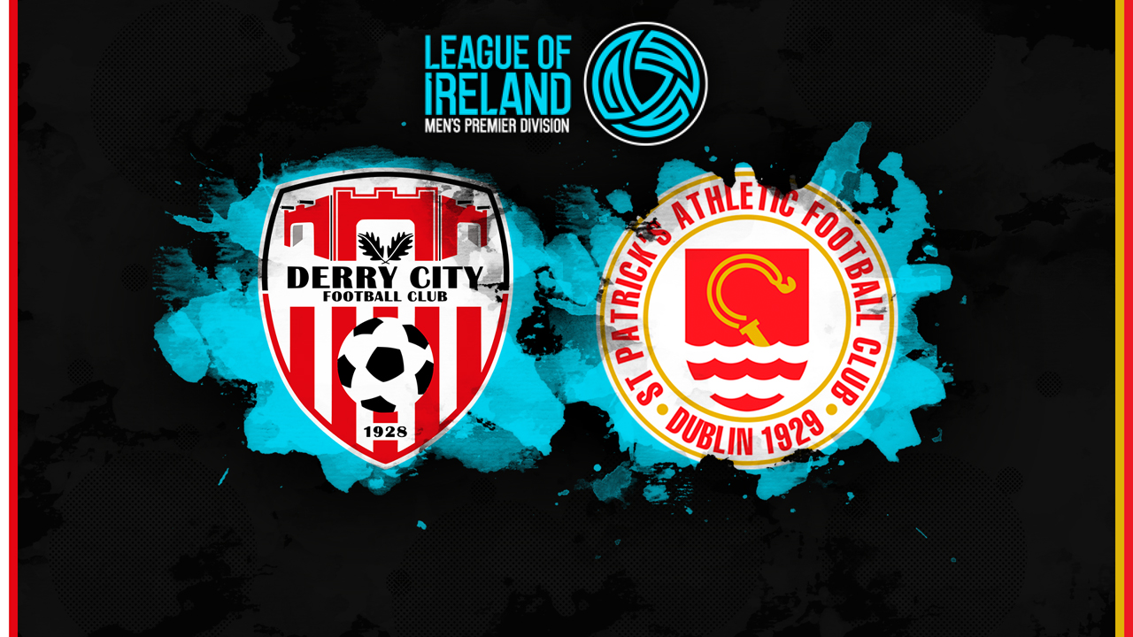 Derry City vs St Patricks poster