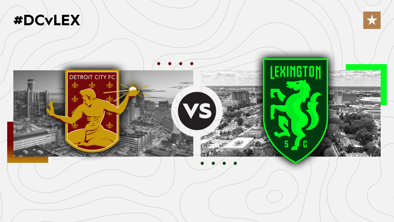 Detroit City FC vs Lexington SC poster