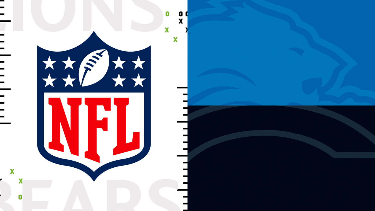 Detroit Lions vs Chicago Bears poster