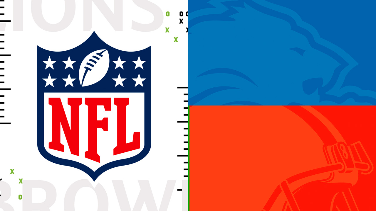 Detroit Lions vs Cleveland Browns poster Detroit Lions vs Cleveland Browns poster