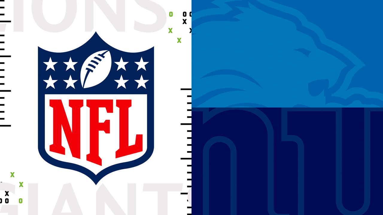 Detroit Lions vs New York Giants poster Detroit Lions vs New York Giants poster